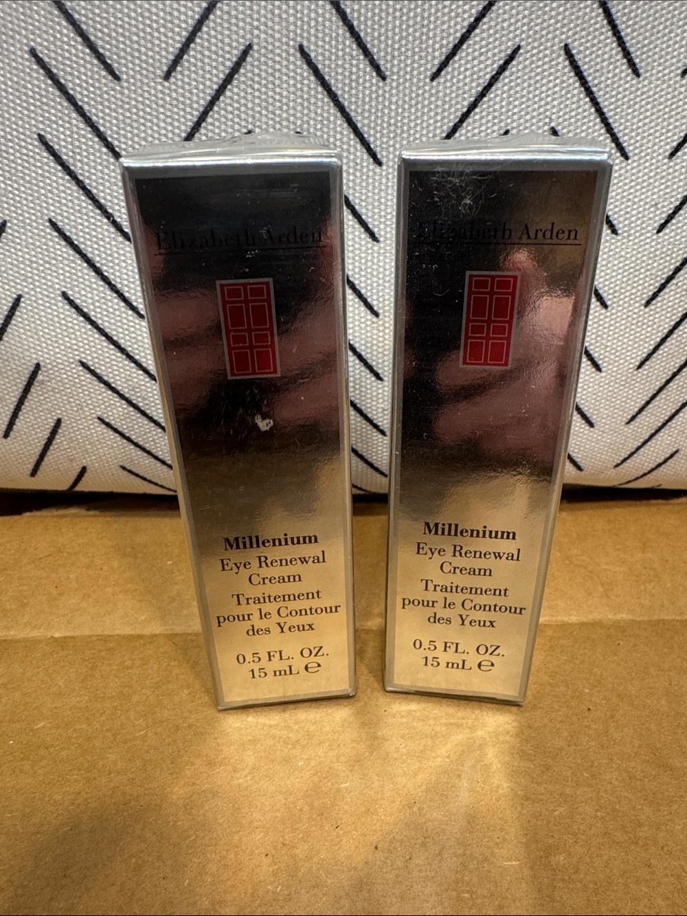 Elizabeth Arden Millenium Eye Renewal Cream - Set of 2- NWB in plastic